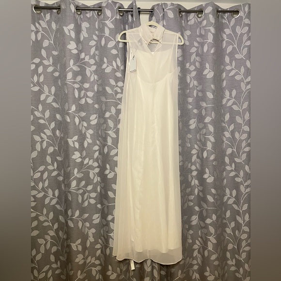 Reformation Greta Dress Alabaster - Picture 9 of 11